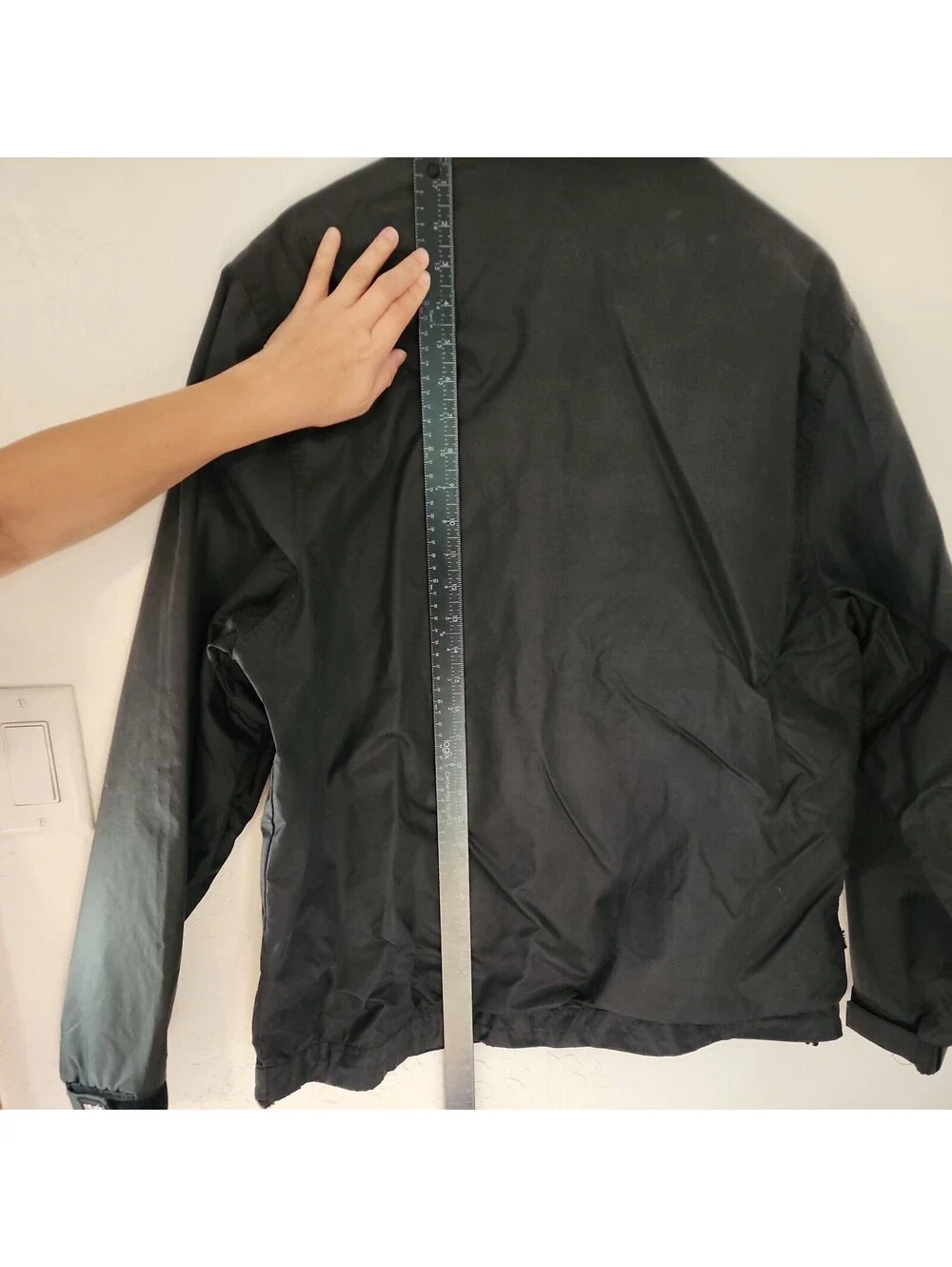 Vintage Levis Dry Goods Nylon Coaches Jacket Mens Size L Navy